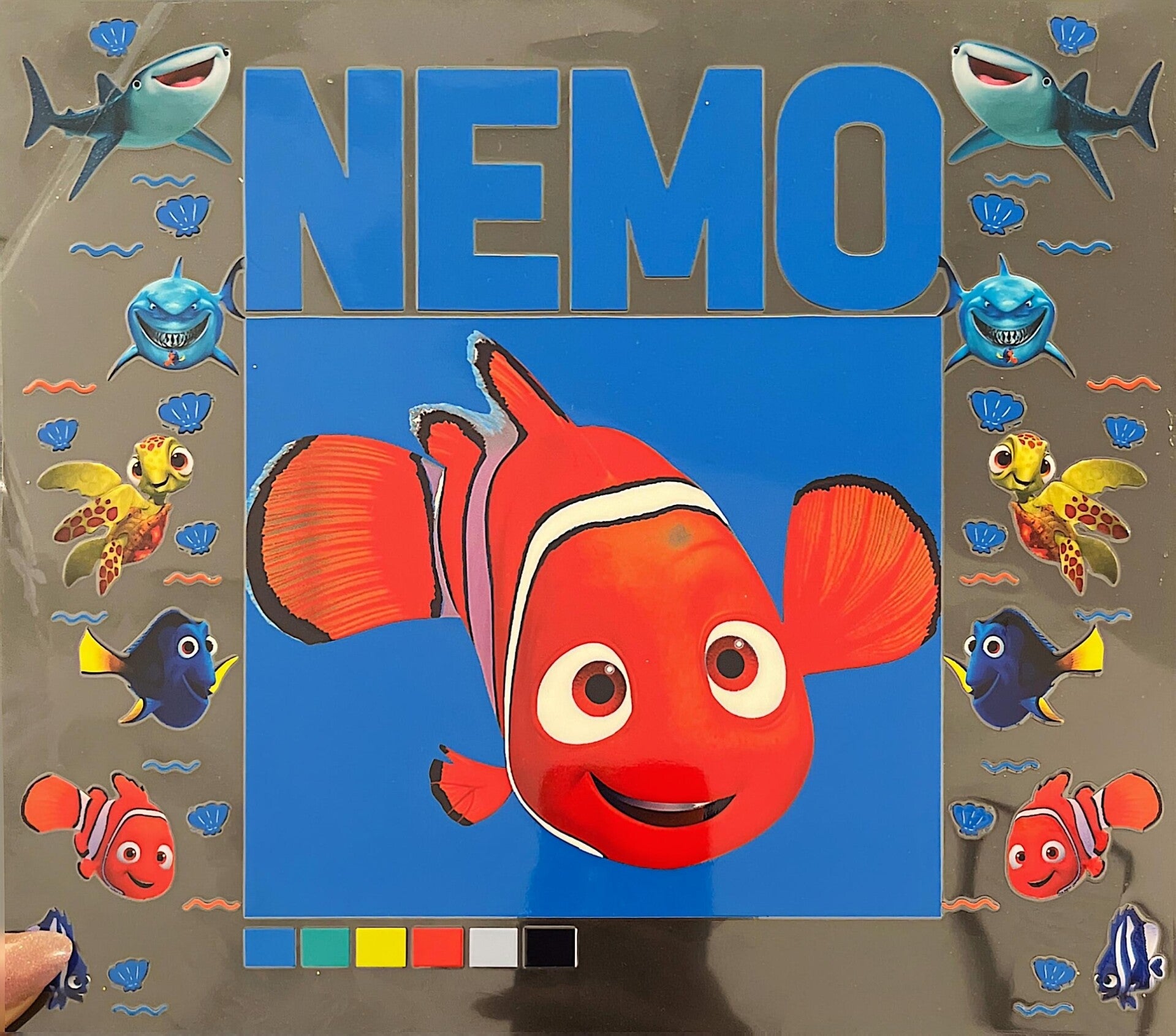 Little clownfish with his friends