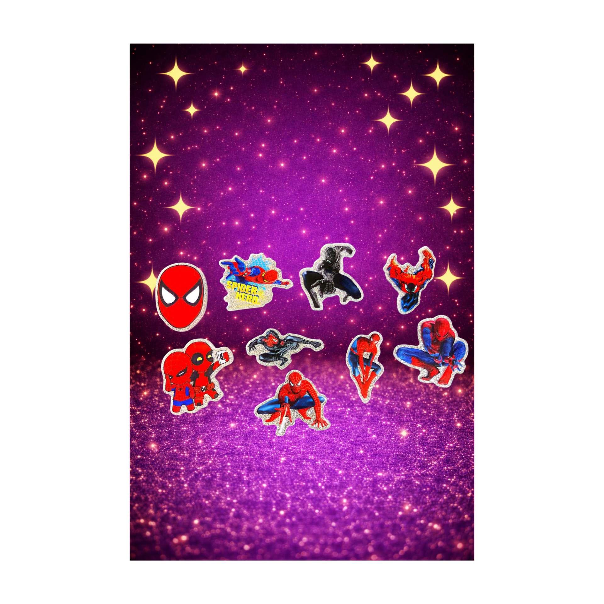 Masked web hero Flat Acrylic