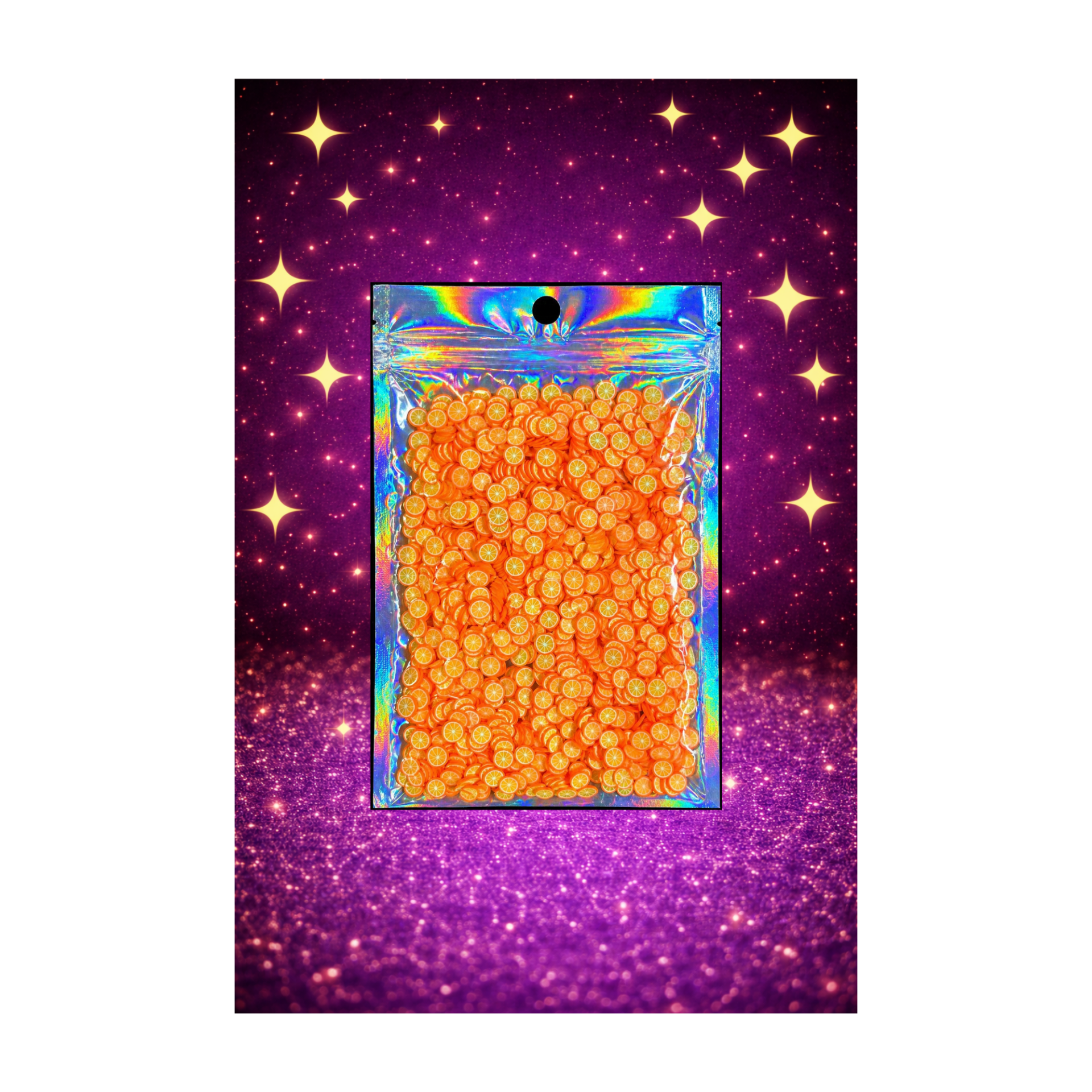 Orange slices Polymer Clay Slices – 10g