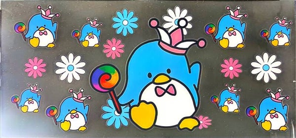 Blue penguin 16oz cup wrap