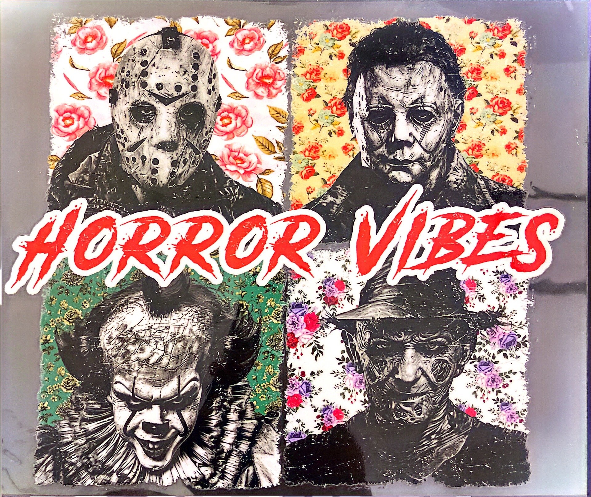 Horror men themed 20oz cup wrap