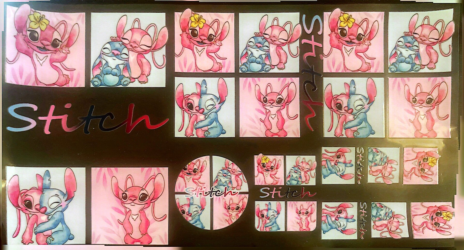 6 in 1 cartoon alien wrap sheet