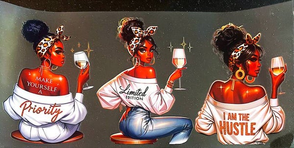 Limited edition black girl 16oz wrap