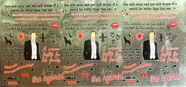 Supernatural Romance Drama Theme 16oz Cup Wrap