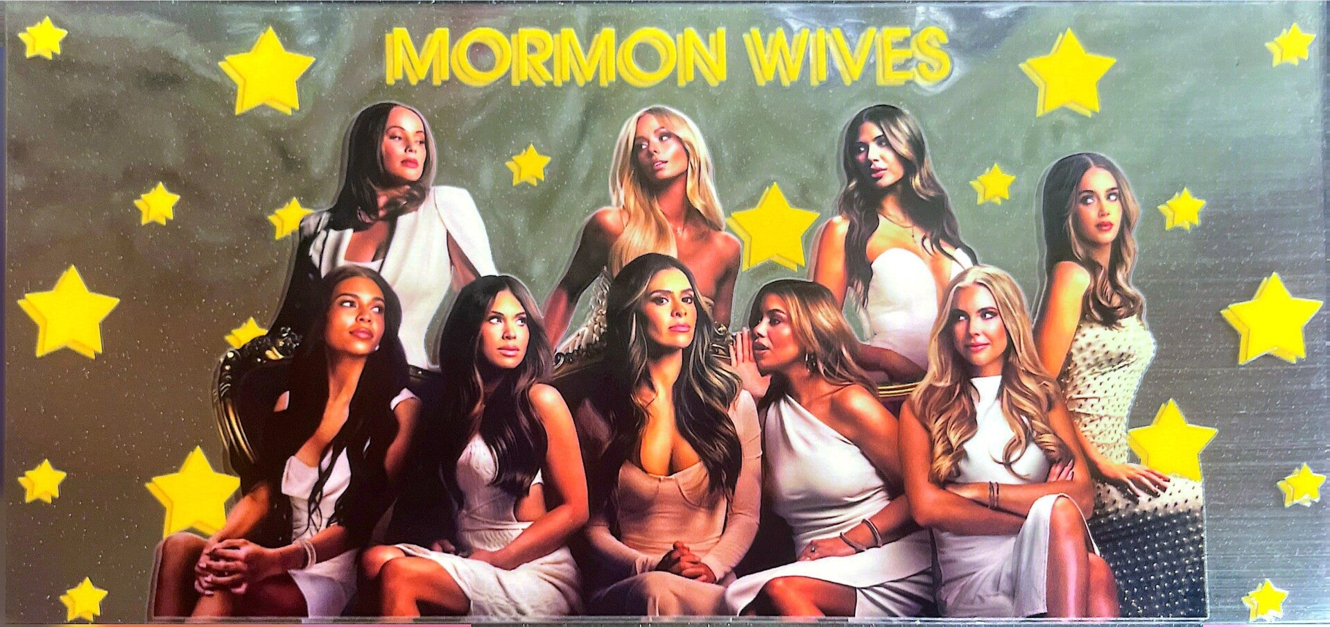 Modern Reality Lifestyle Theme  16oz Cup Wrap