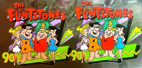 Stone Age Family Cartoon Theme 16oz Cup Wrap
