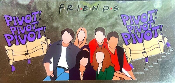 City Friends Comedy Theme  16oz Cup Wrap