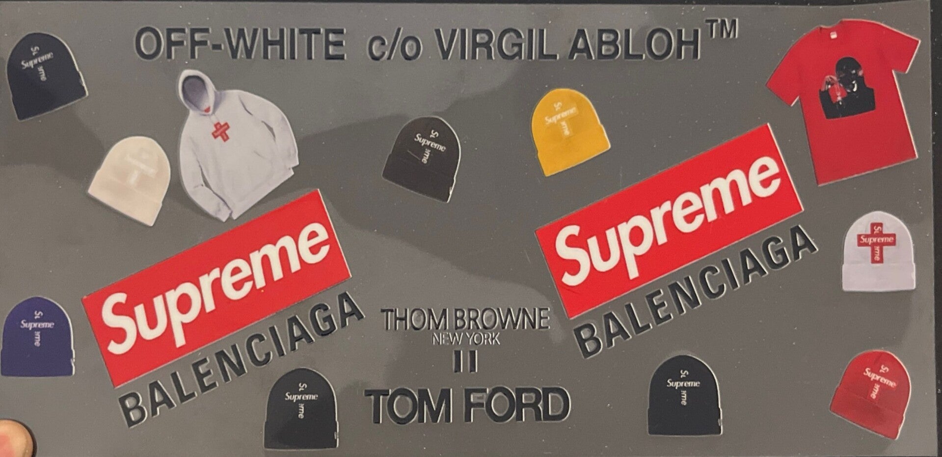 Streetwear Fashion Brand Style Collage Fan Inspired 16oz Cup Wrap