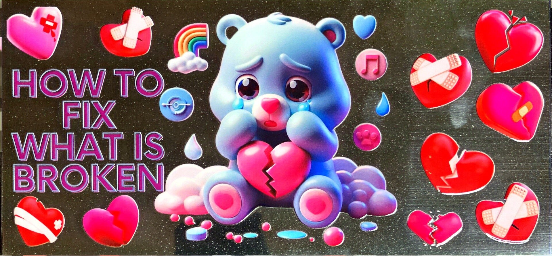 Heartbreak 16oz cup wrap