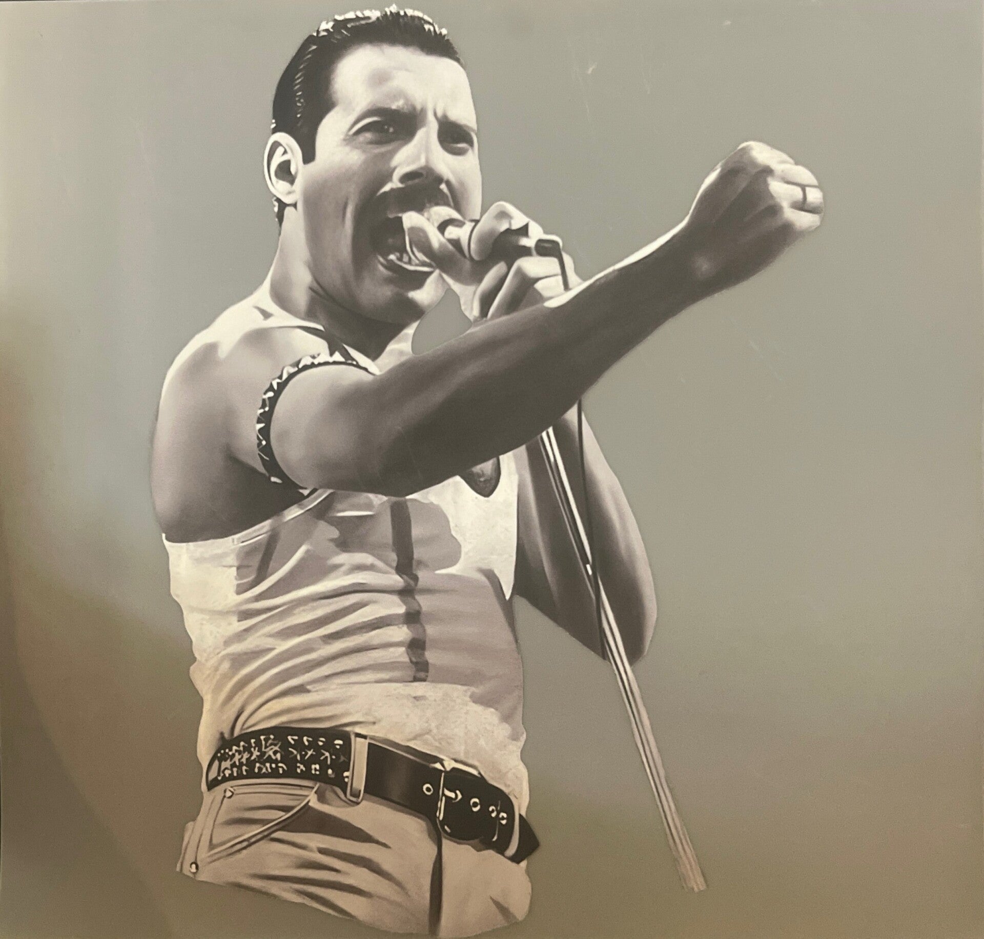 Classic Rock Vocalist Silhouette Heat Transfer