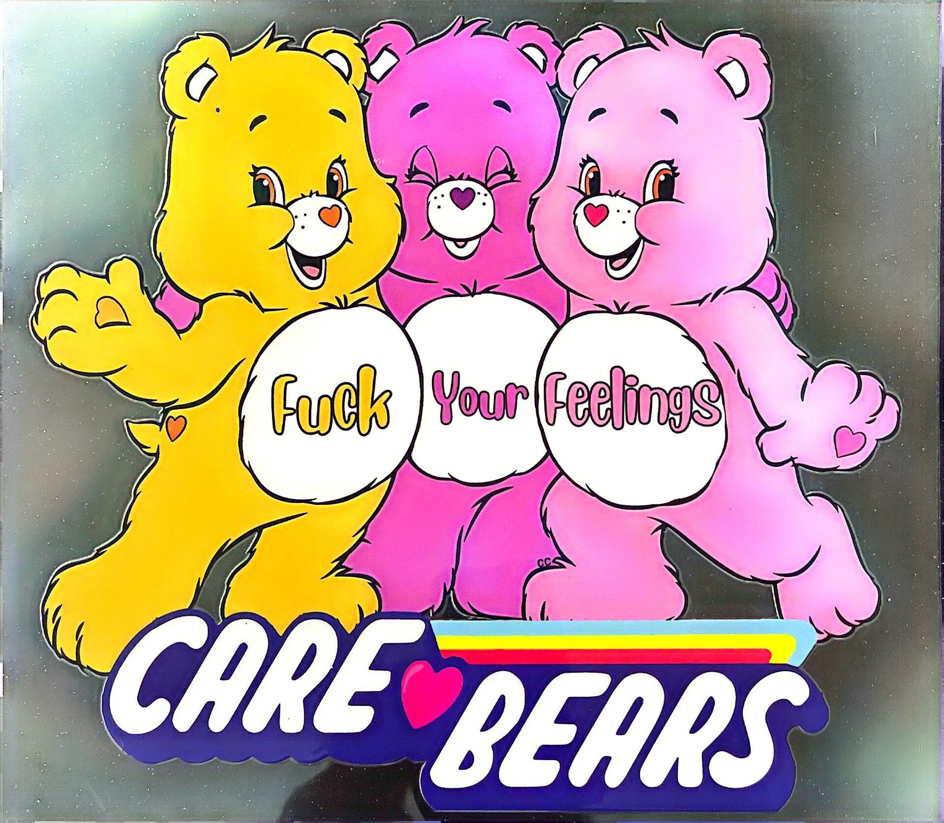 Three rude bears 20oz cup wrap