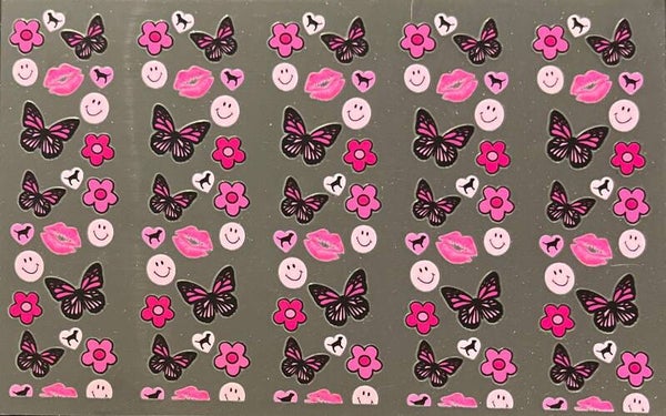 Butterfly pen wrap