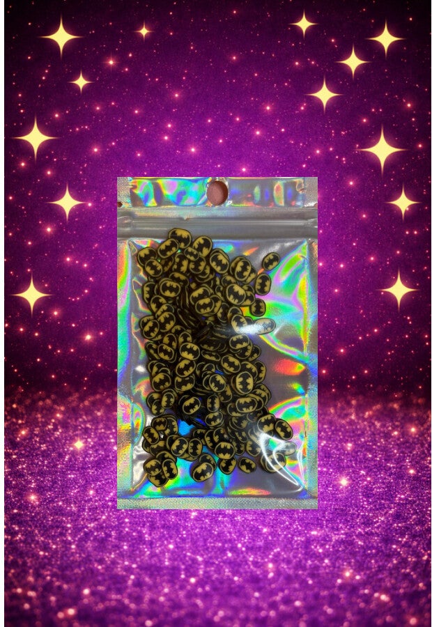 Bat Hero Polymer Clay Slices – 10g