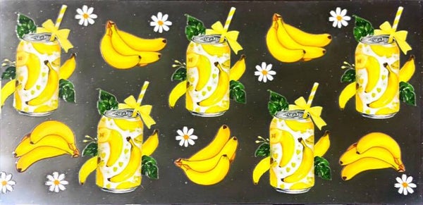 Banana Flavoured drink 16oz cup wrap