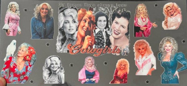 Country Music Queen Tribute Fan-Inspired 16oz Cup Wrap