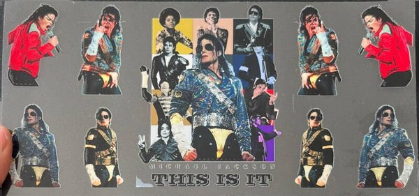 King of Pop Era Tribute Fan-Inspired 16oz Cup Wrap