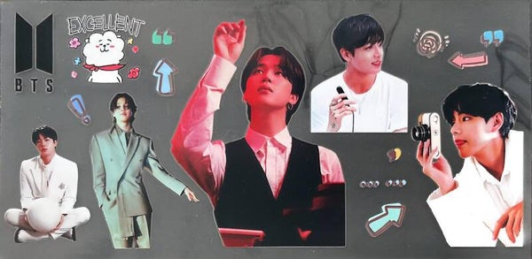 K-Pop Boyband Fan-Inspired 16oz Cup Wrap