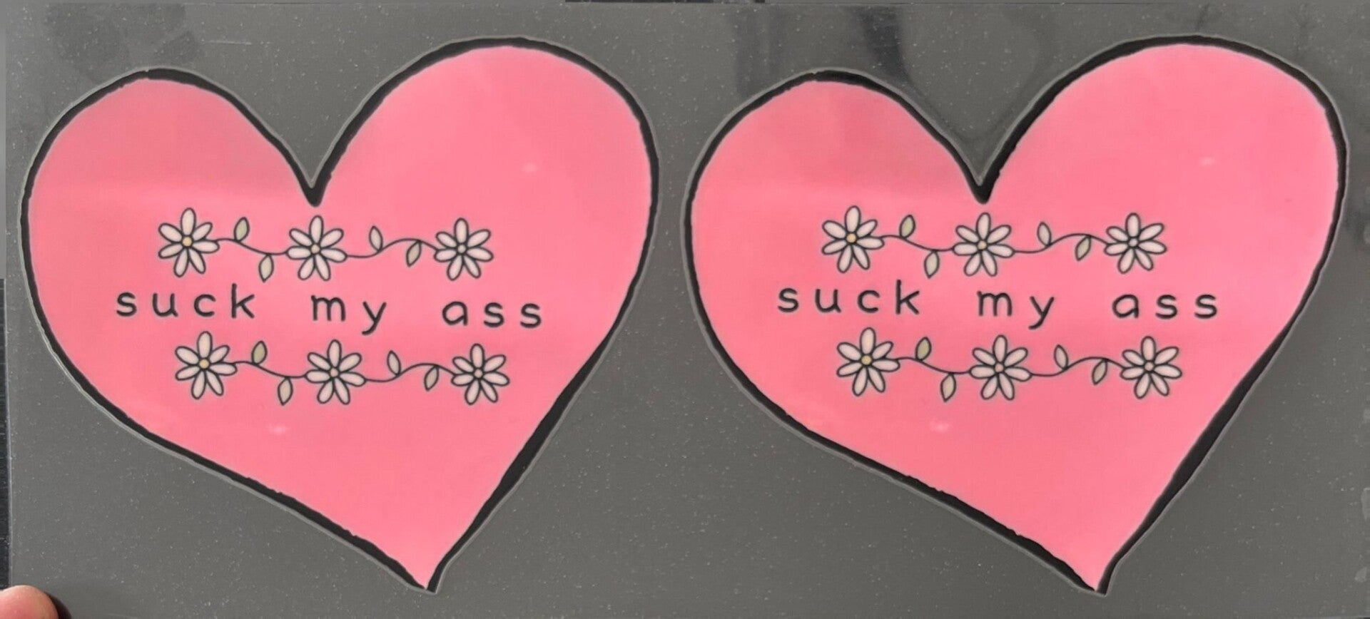 Floral Sass Heart Statement 16oz Cup Wrap