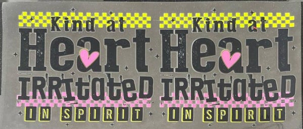 Kind At Heart Irritated In Spirit 16oz Cup Wrap