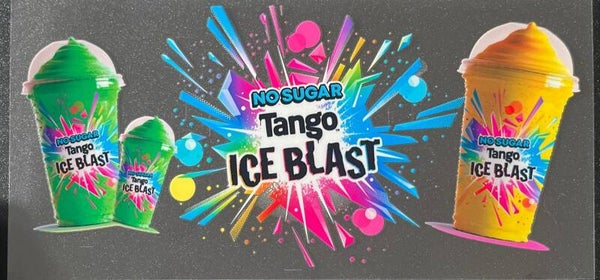 Tango Ice Blast Colourful Splash Design 16oz Cup Wrap