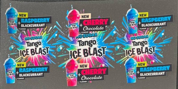 Tango Ice Blast Colourful Splash Design 16oz Cup Wrap