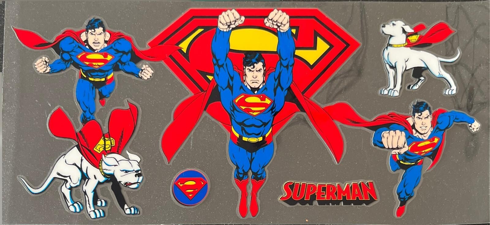 Mr SM superhero 16oz cup wrap