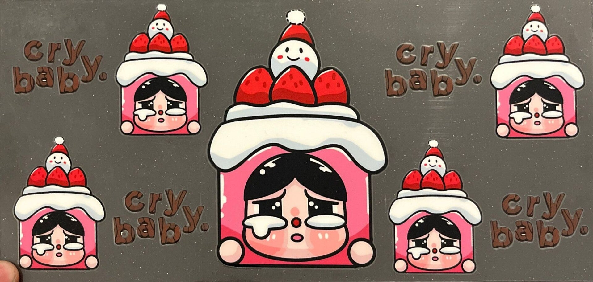 crybaby 16oz cup wrap