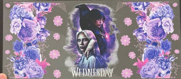 Gothic Dark School Girl Style Fan Inspired 16oz Cup Wrap