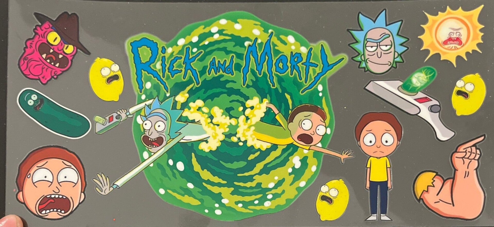 Portal Sci-Fi Cartoon Style Fan Inspired 16oz Cup Wrap