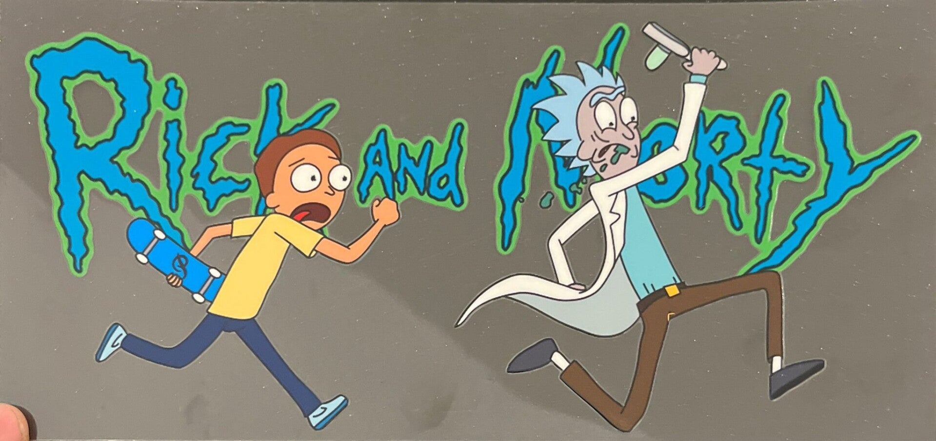 Alien Dimension Cartoon Style Fan Inspired 16oz Cup Wrap