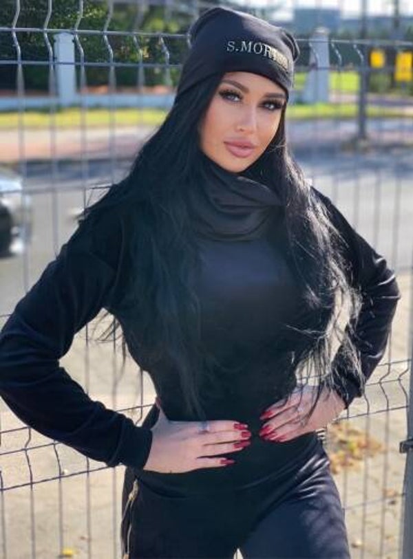 CZAPKA & KOMIN  czarny