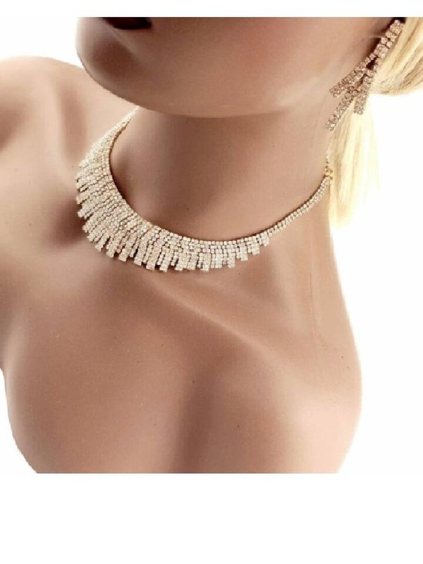 KOMPLET Ms41  naszyjnik i kolczyki