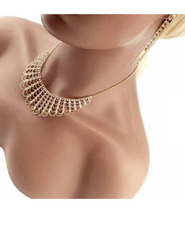 KOMPLET Ms10  Naszyjnik i kolczyki