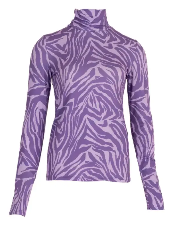 Top turtleneck lila