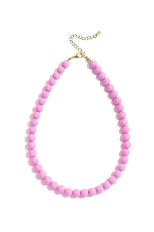 Kralenketting kleine kralen babyroze