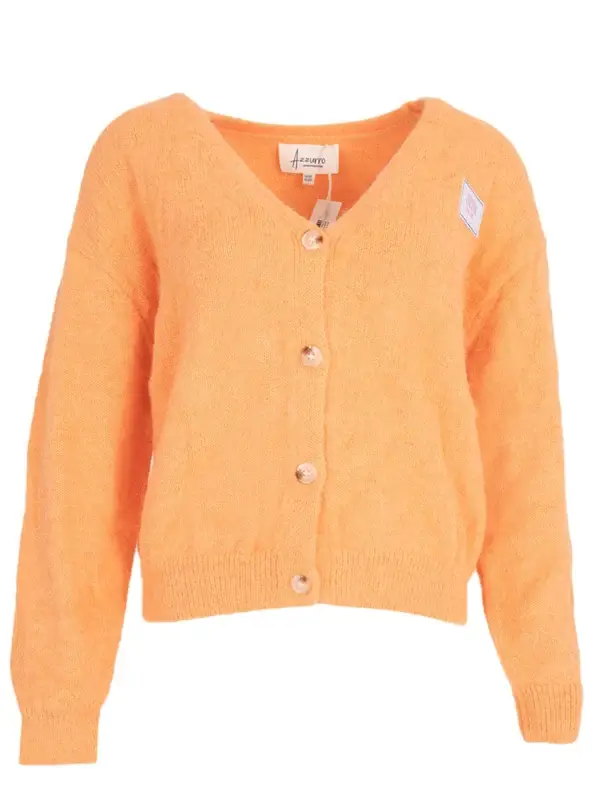 Vest met knopen oranje
