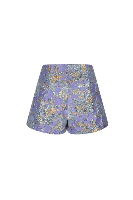 Short glitter bloom lila