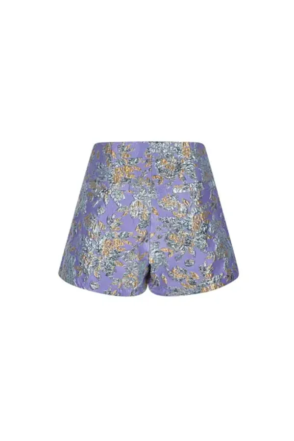 Short glitter bloom lila