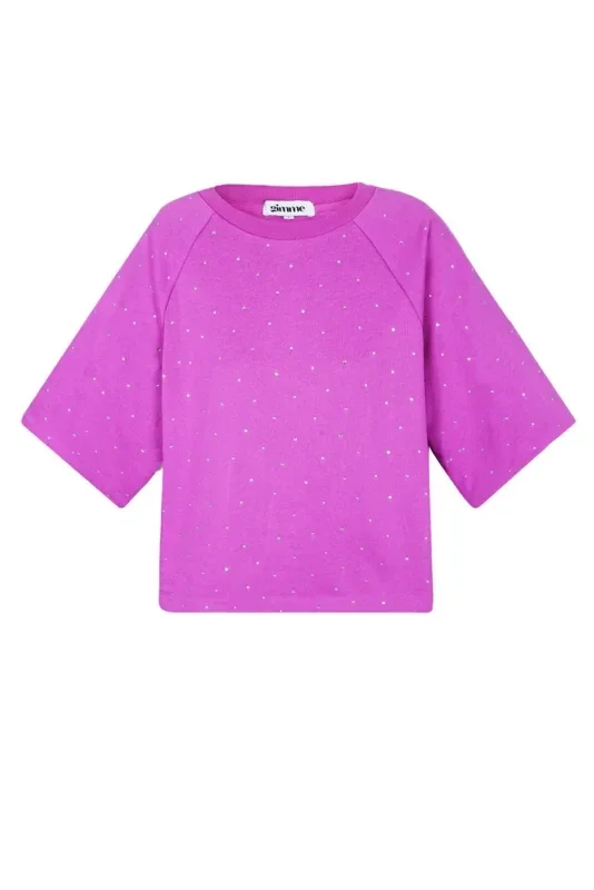 T-shirt met glitters