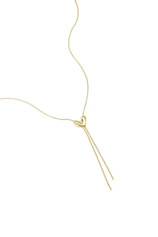 Ketting met hartvormige hanger