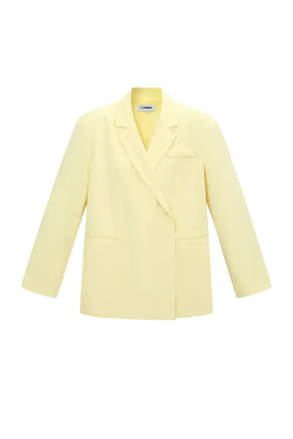 Blazer Oversized Butter Yellow