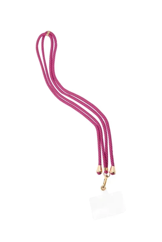 Telefoonkoord roze/paars