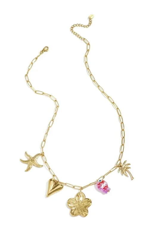 Ketting met bedels summer