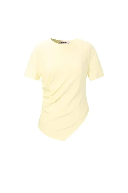 T-shirt butter yellow