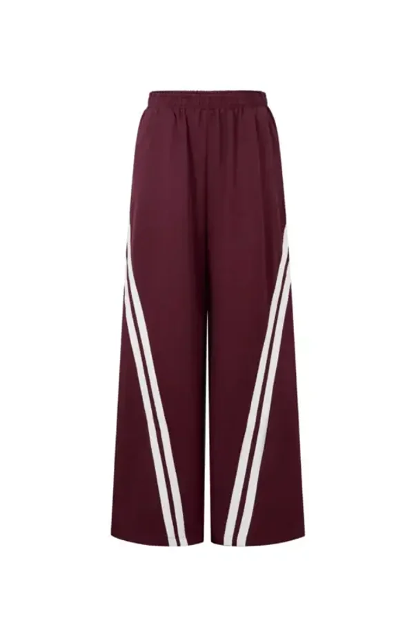 Broek sporty wide leg
