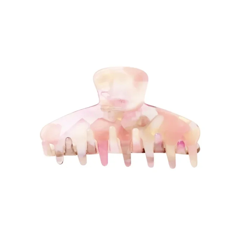 Haarklem roze/beige