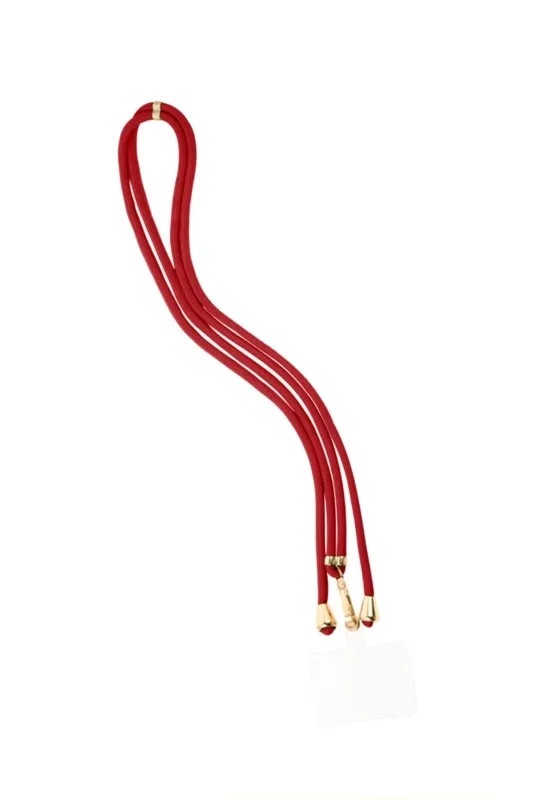 Telefoonkoord rood