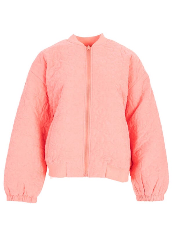 Jas peach met borduursel