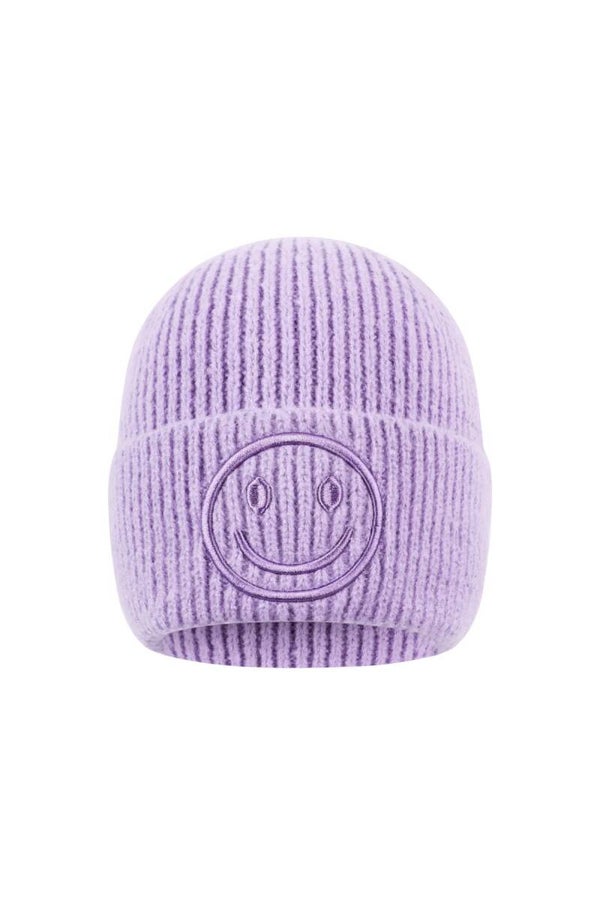 Muts smiley lila
