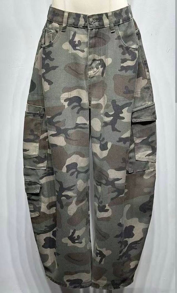 Jeans army groen
